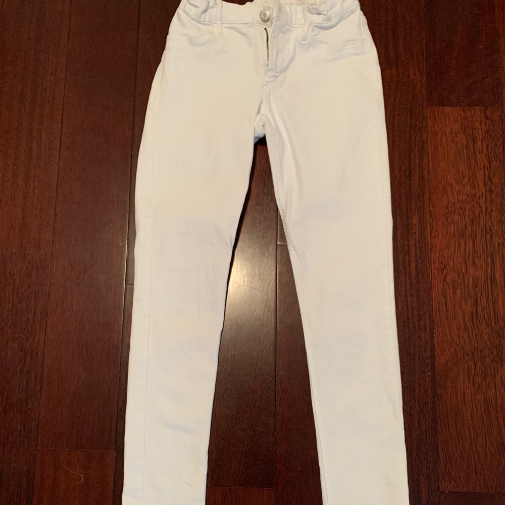 Girls White Skinny Jeans